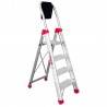 Drabina profesjonalna DOMUS 04 4-stopnie H podestu 0,87m FARAONE